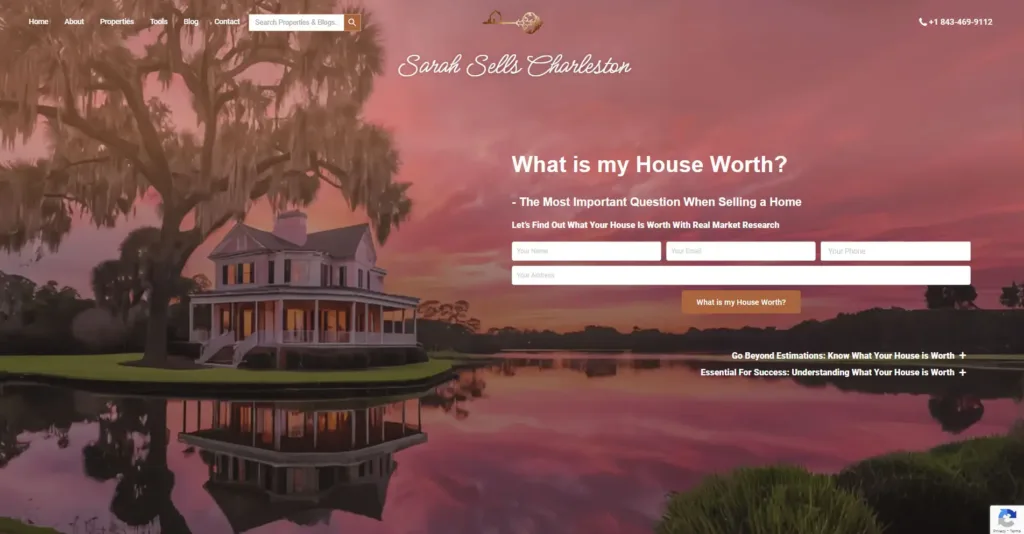 Sarah Sells Charleston - What is my House Worth
